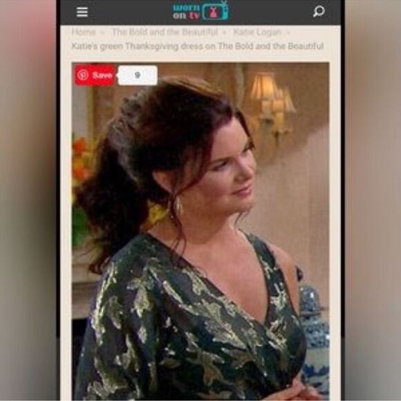 BCBGMAXAZRIA Asymmetric Faux Wrap Dress in Fern Combo 4 - Picture 4 of 13